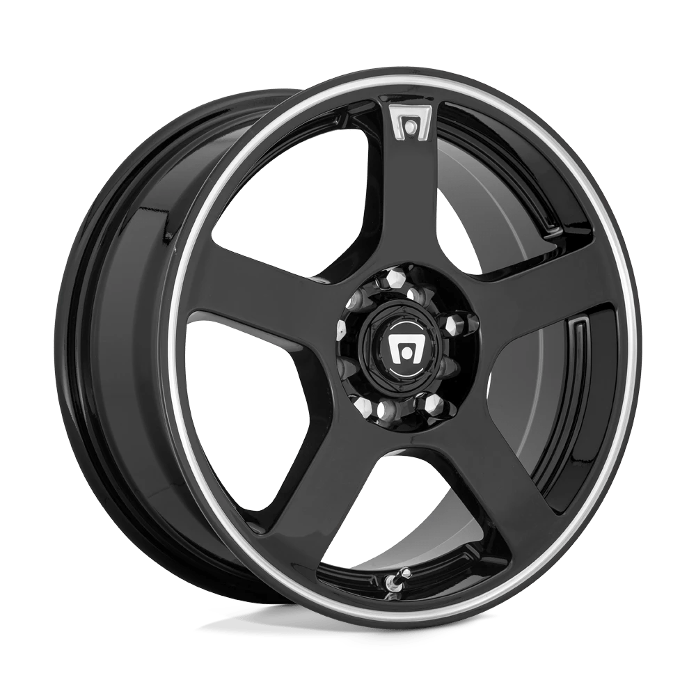 Motegi Mr116 Fs5 Gloss Black Machined Flange 18x8 (+45) 5x105/5x114.3