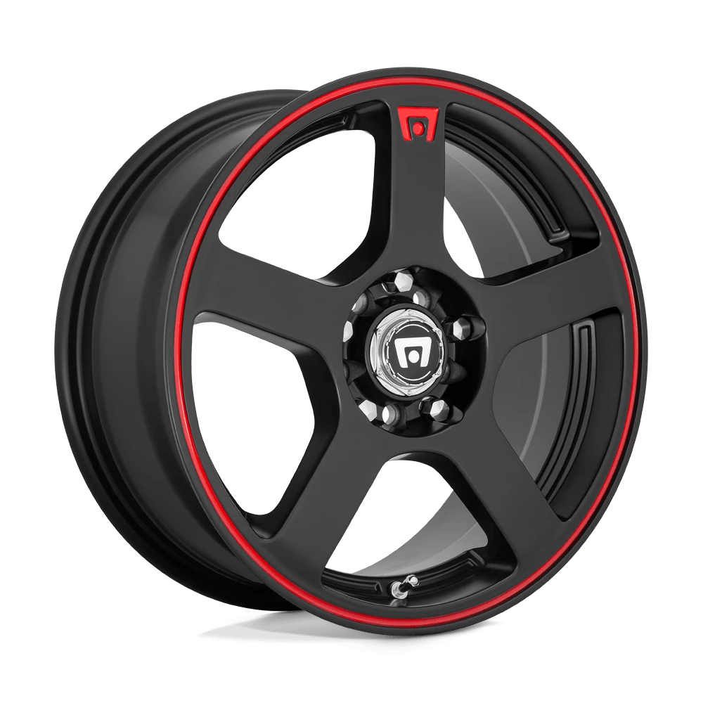 Motegi Mr116 Fs5 Matte Black Red Racing Stripe 18x8 (+45) 5x100/5x114.3