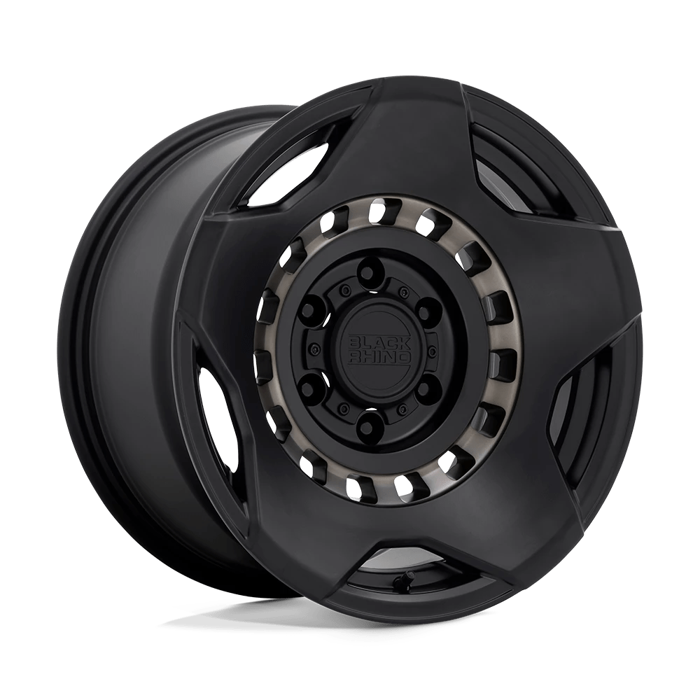 Black Rhino Muzzle Matte Black W/ Machined Tinted Ring 17x9 (-18) 6x139.7