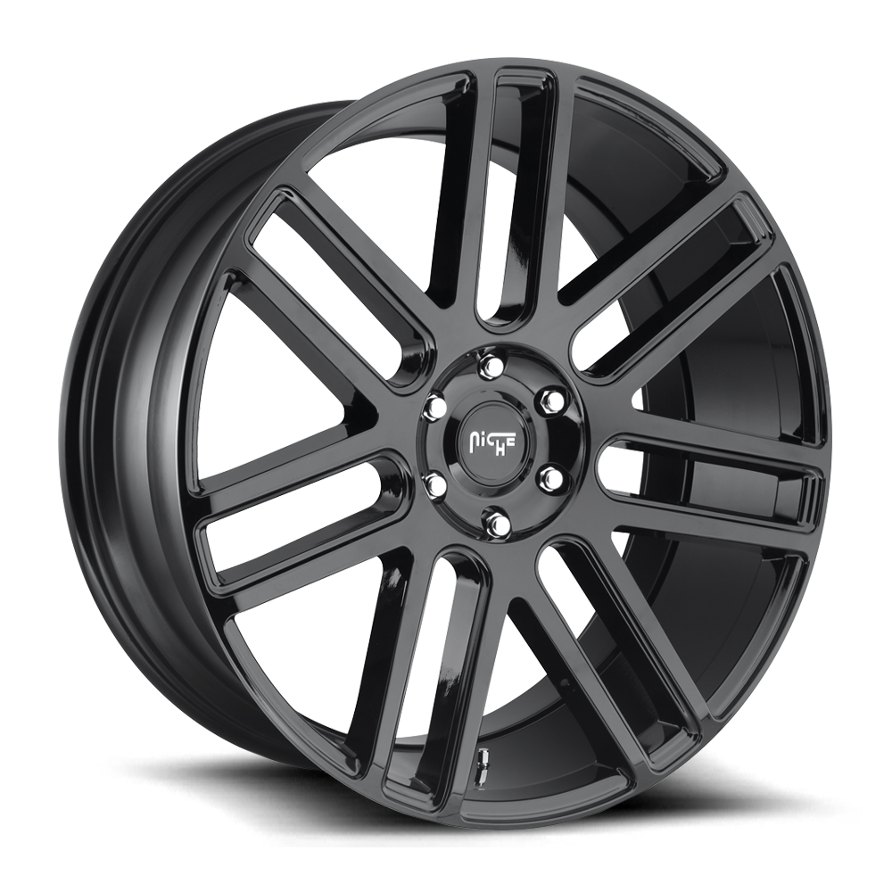 Niche 1pc M097 Elan Gloss Black 24x10 (+30) 6x139.7