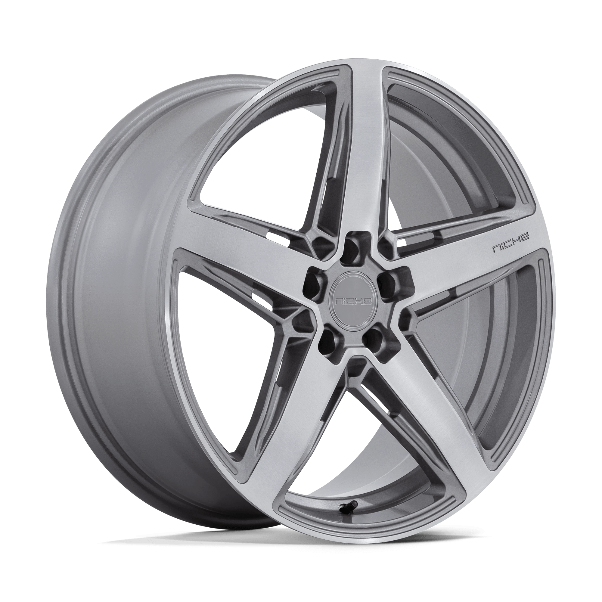 Niche 1pc M270 Teramo Anthracite Brushed Face Tint Clear 20x9 (+25) 5x112