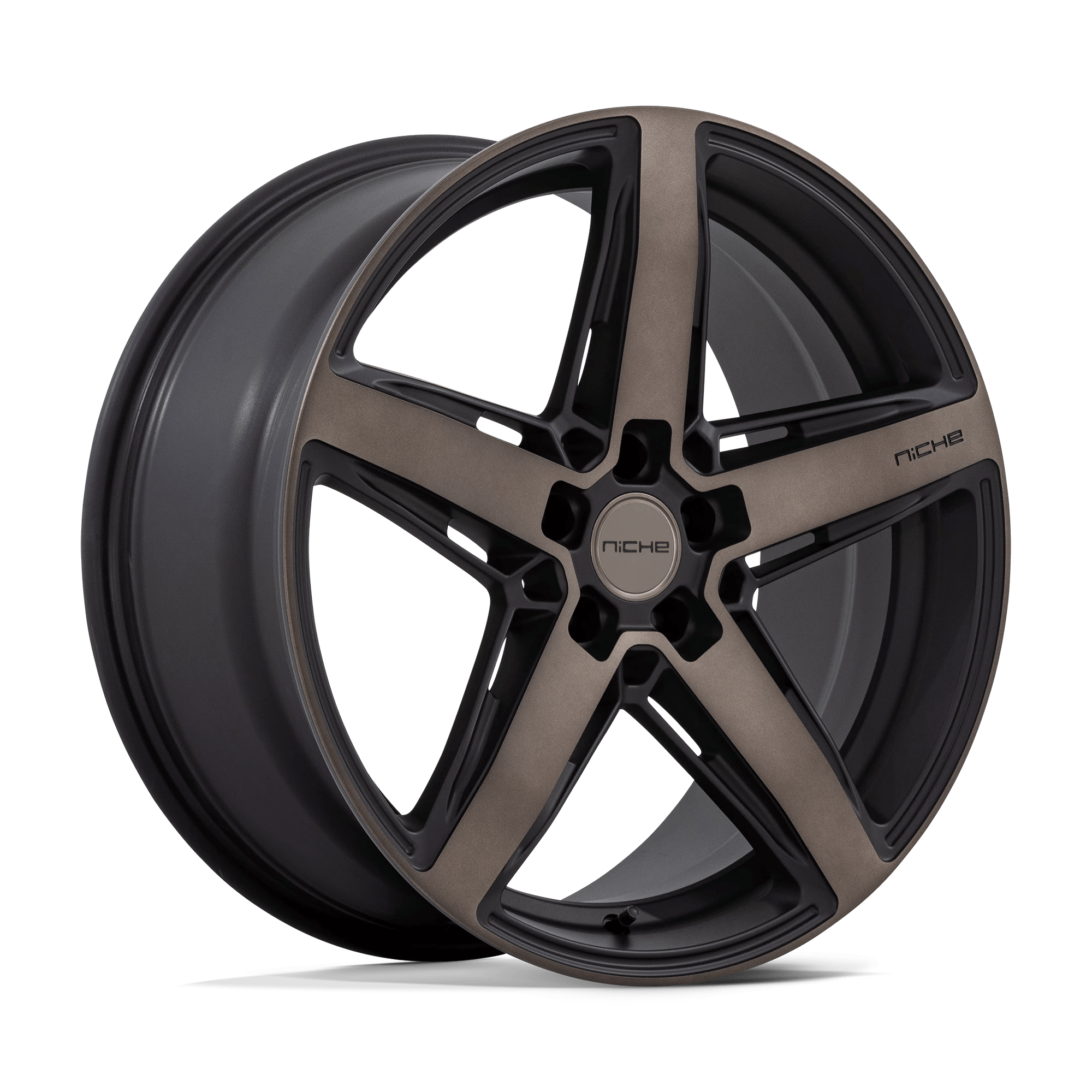 Niche 1pc M271 Teramo Matte Black With Double Dark Tint Face 20x9 (+25) 5x112