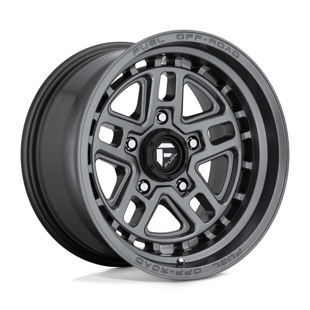 Fuel 1pc D668 Nitro Matte Gun Metal 17x9 (-12) 5x127