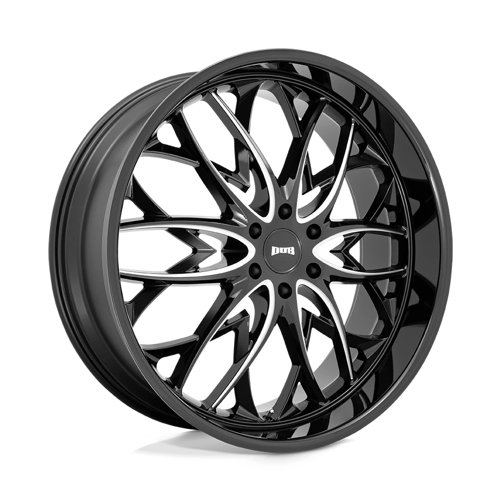 Dub 1pc S263 Og Gloss Black Milled 26x10 (+25) 6x139.7