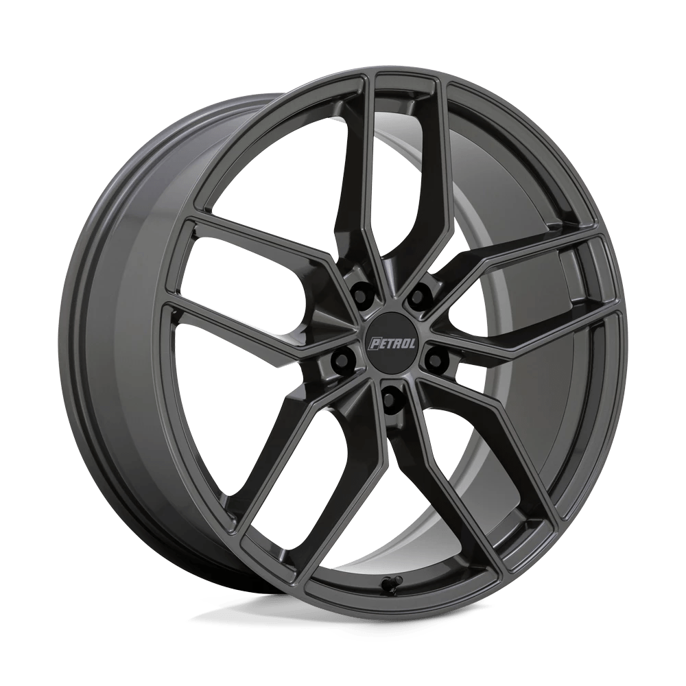 Petrol P5c Gloss Gunmetal 17x8 (+35) 5x120