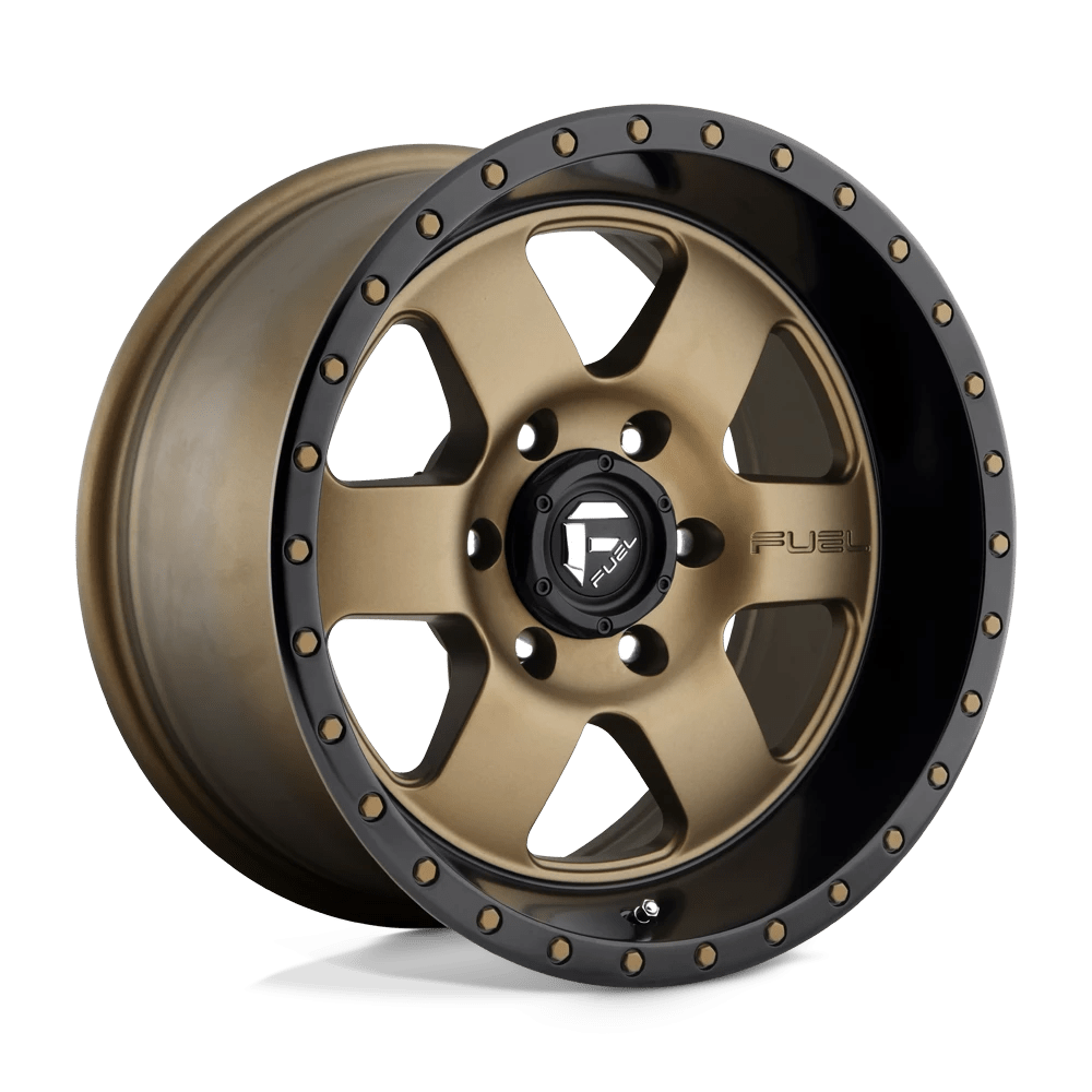Fuel 1pc D617 Podium Matte Bronze Black Bead Ring 17x9 (+1) 5x139.7