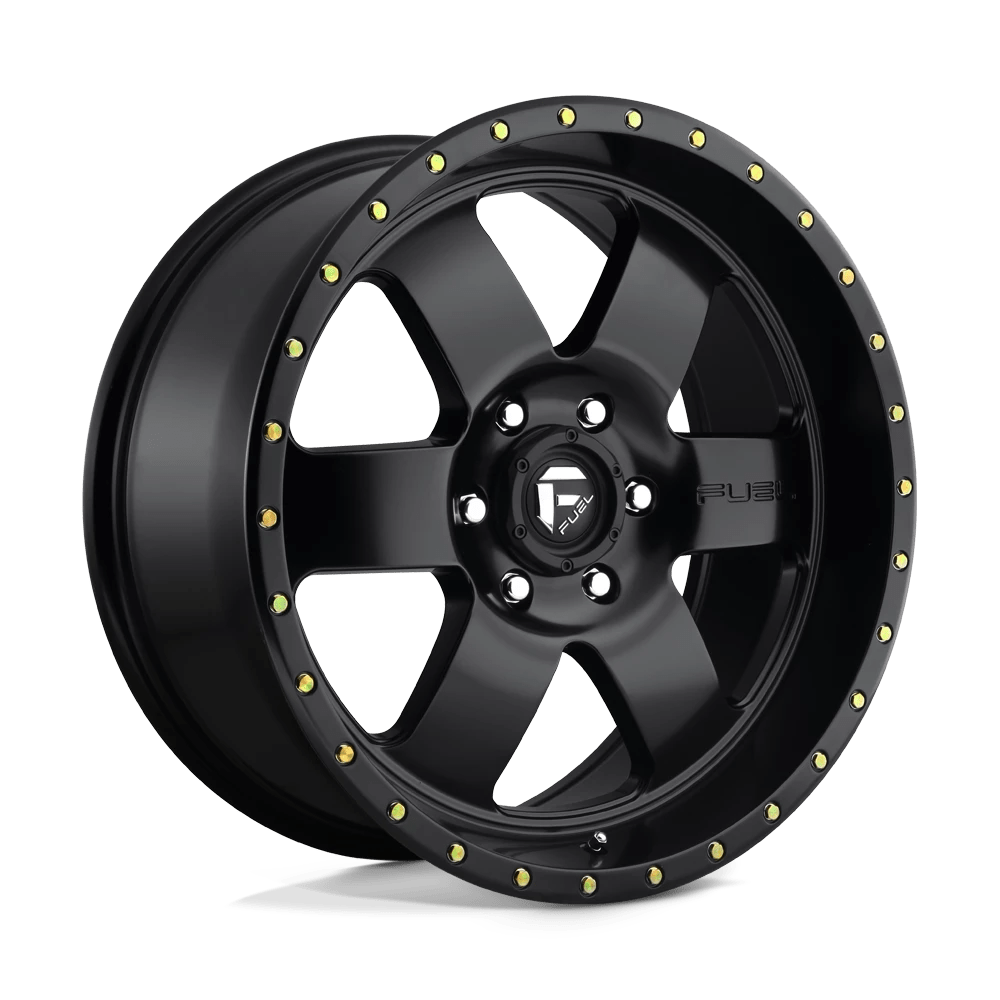 Fuel 1pc D618 Podium Matte Black 20x9 (+20) 6x135