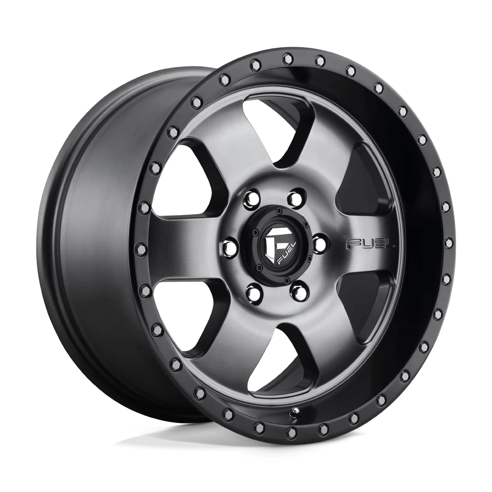 Fuel 1pc D619 Podium Matte Gun Metal Black Bead Ring 18x9 (+20) 6x135