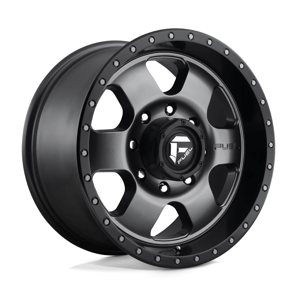 Fuel 1pc D619 Podium Matte Gun Metal Black Bead Ring 18x9 (+20) 8x180