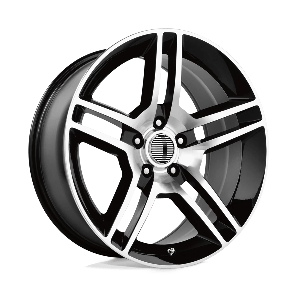 Performance Replicas Pr101 Gloss Black Machined 18x10 (+24) 5x114.3