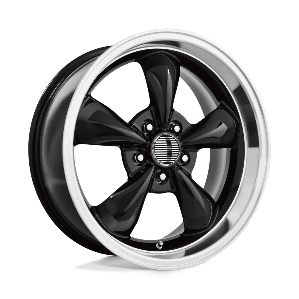 Performance Replicas Pr106 Gloss Black/machined Lip 18x10 (+45) 5x114.3