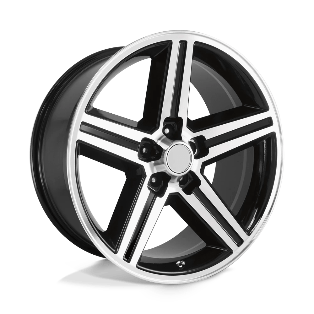 Performance Replicas Pr148 Gloss Black Machined 20x8 (+0) 5x127