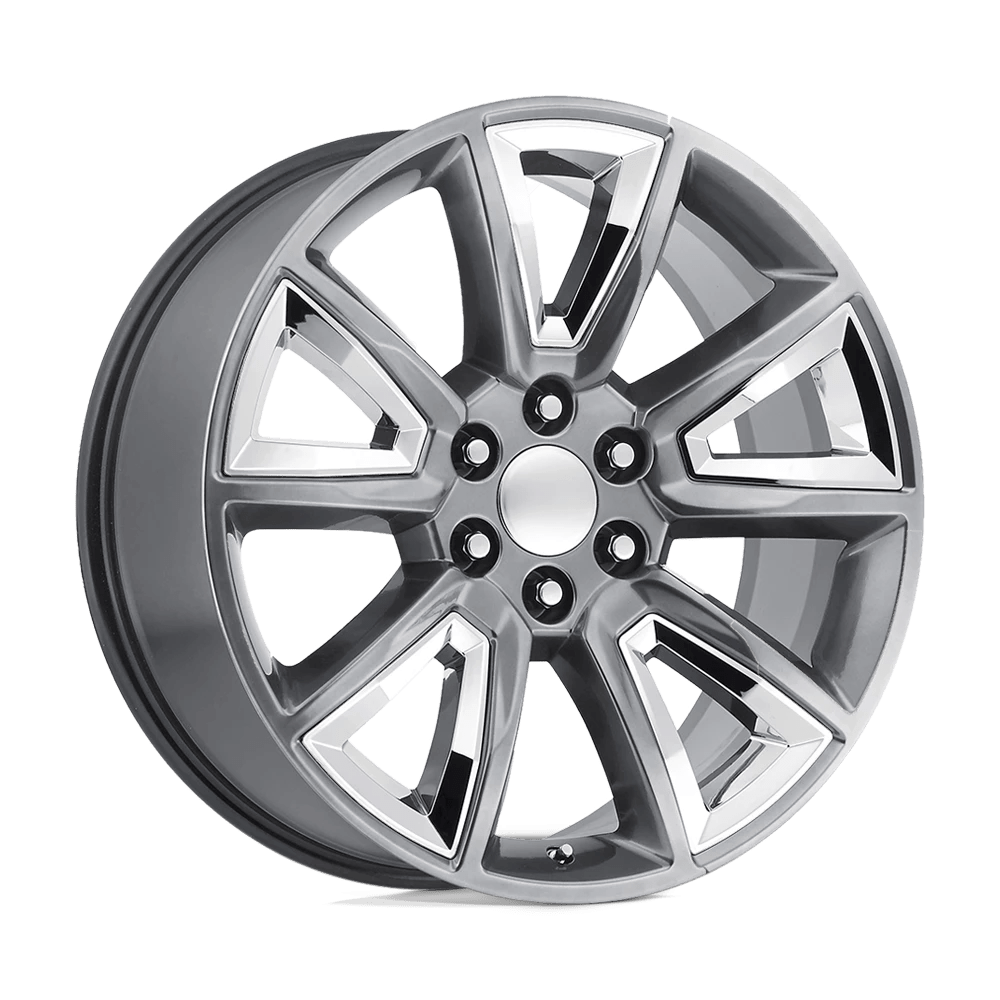 Performance Replicas Pr168 Hyper Silver With Chrome Accents 22x9 (+24) 6x139.7
