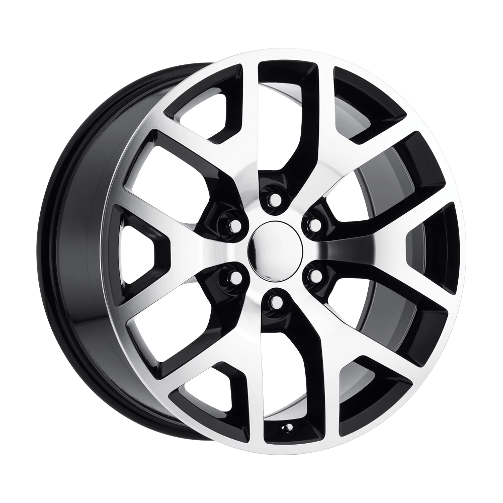Performance Replicas Pr169 Gloss Black With Machined Spokes 20x9 (+27) 6x139.7