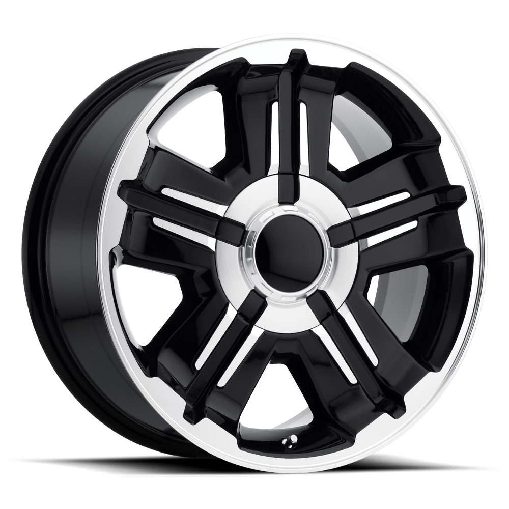 Performance Replicas Pr173 Gloss Black Machined 18x8 (+30) 6x139.7