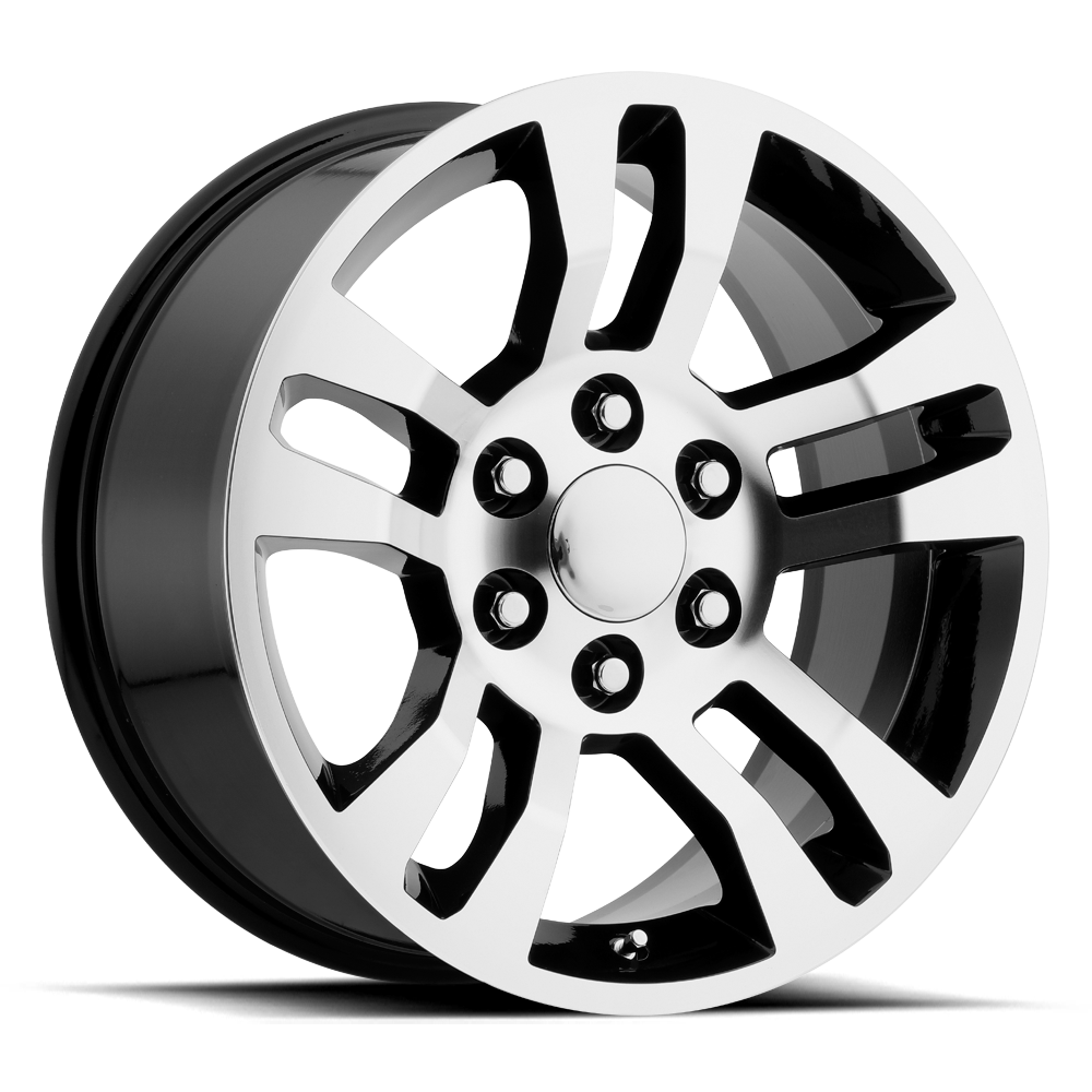 Performance Replicas Pr175 Gloss Black Machined 18x8 (+24) 6x139.7