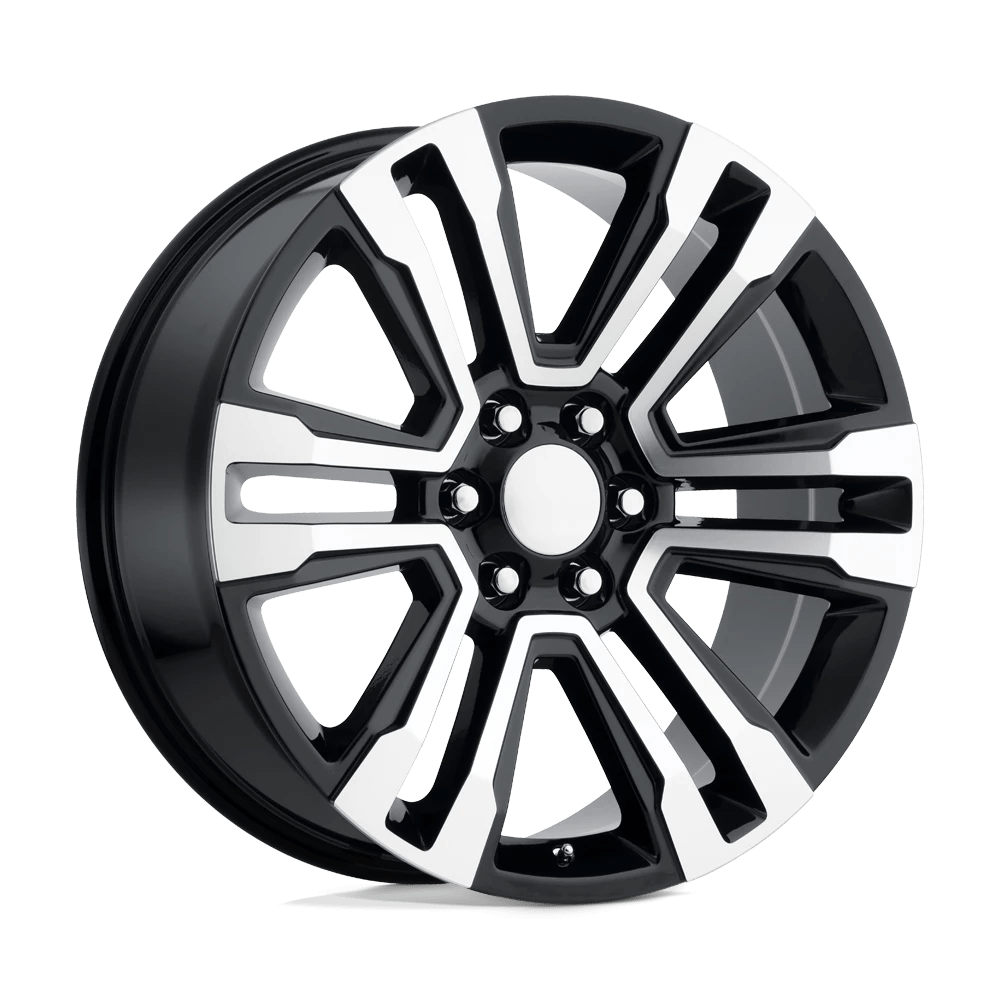 Performance Replicas Pr182 Gloss Black Machined 22x9 (+24) 6x139.7
