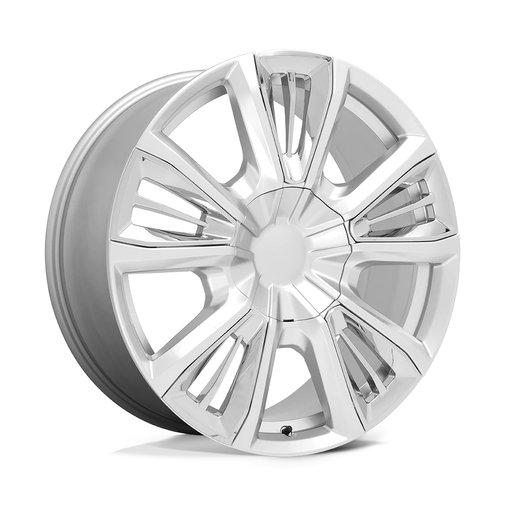 Performance Replicas Pr212 Silver With Chrome Accents 22x9 (+28) 6x139.7