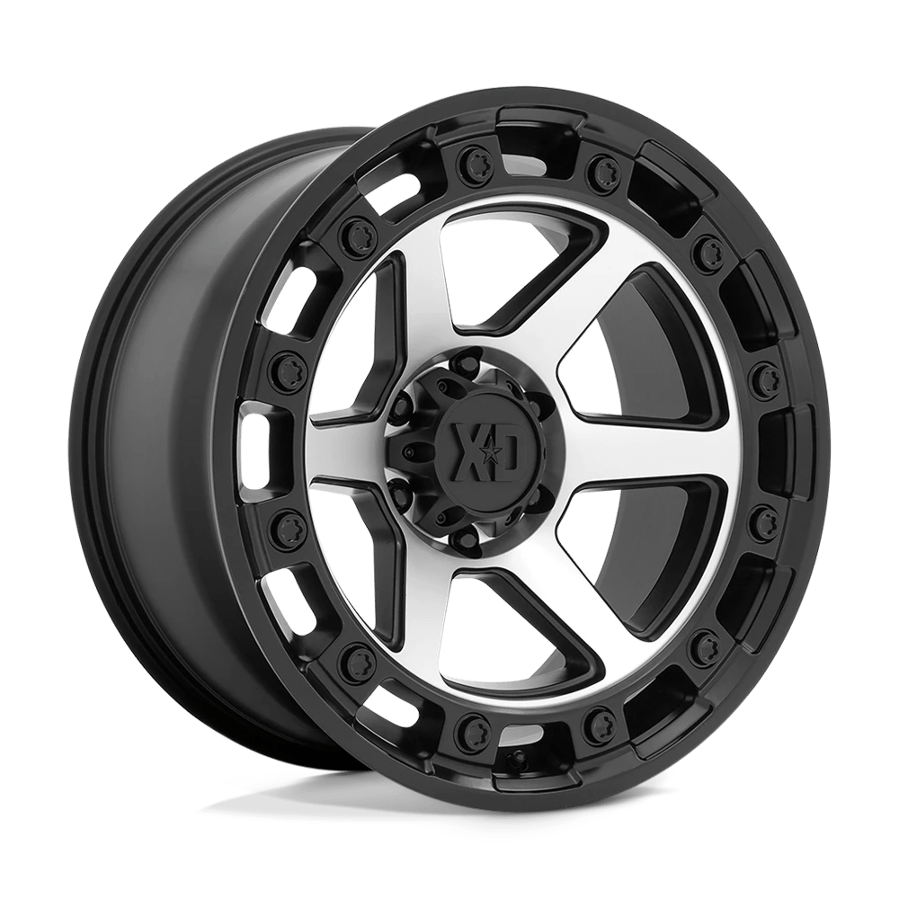 Xd Xd862 Raid Satin Black Machined 17x9 (+0) 6x139.7