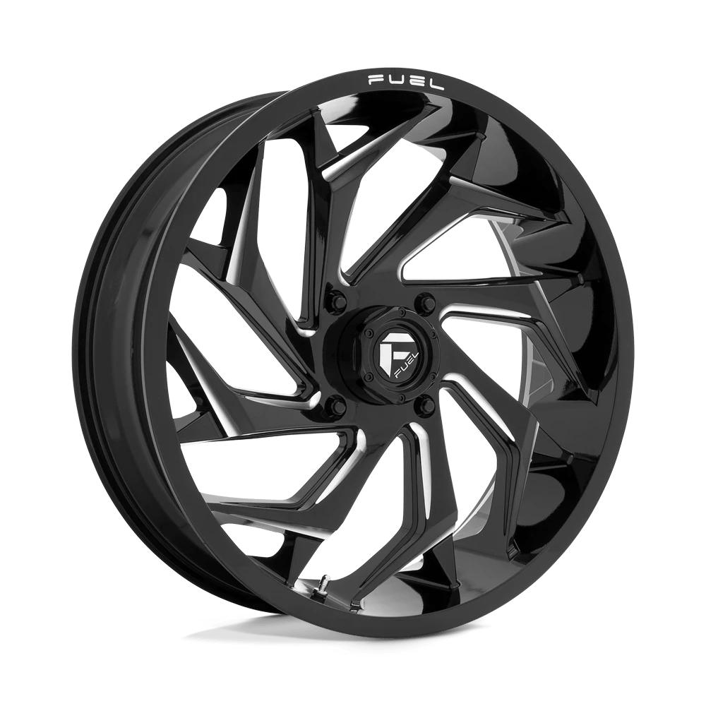 Fuel Utv D753 Reaction Gloss Black Milled 18x7 (+13) 4x137