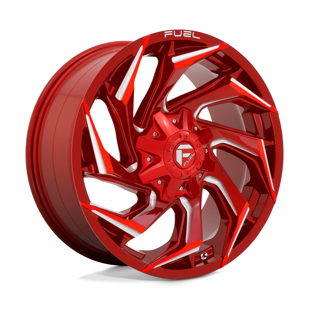 Fuel 1pc D754 Reaction Candy Red Milled 20x9 (+20) 8x180