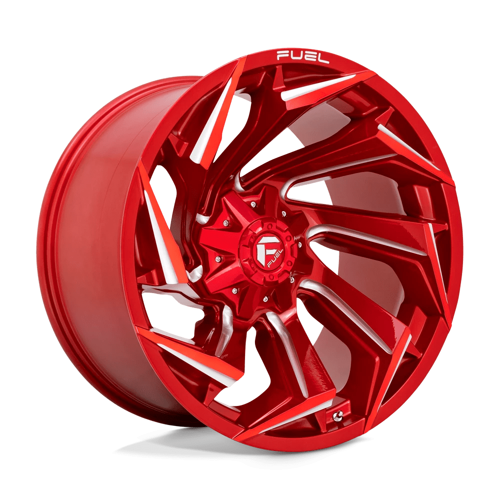 Fuel 1pc D754 Reaction Candy Red Milled 22x12 (-44) 8x180