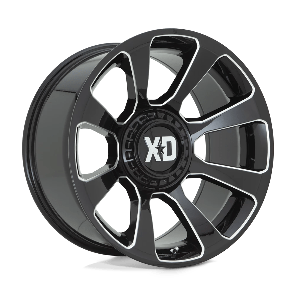 Xd Xd854 Reactor Gloss Black Milled 20x10 (-18) 5x139.7/5x150