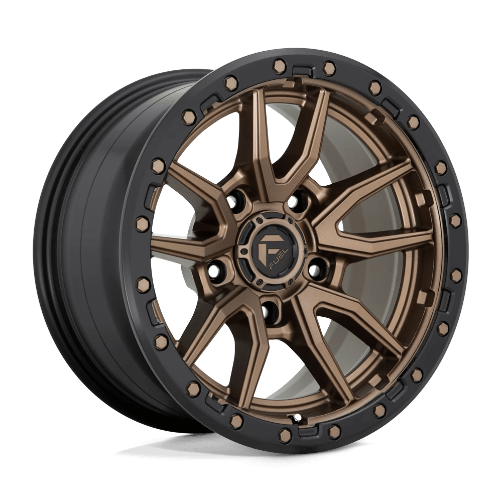 Fuel 1pc D681 Rebel Matte Bronze Black Bead Ring 17x9 (-12) 5x114.3