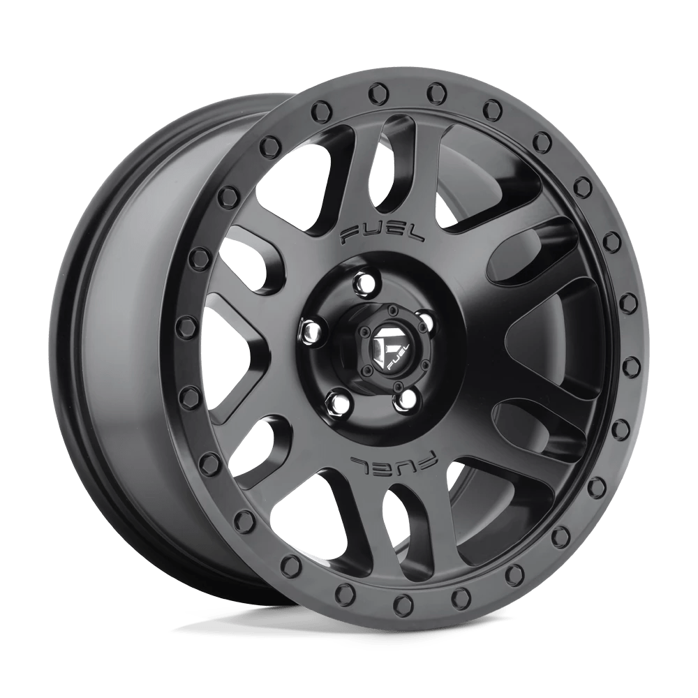 Fuel 1pc D584 Recoil Matte Black 17x8.5 (-6) 6x139.7