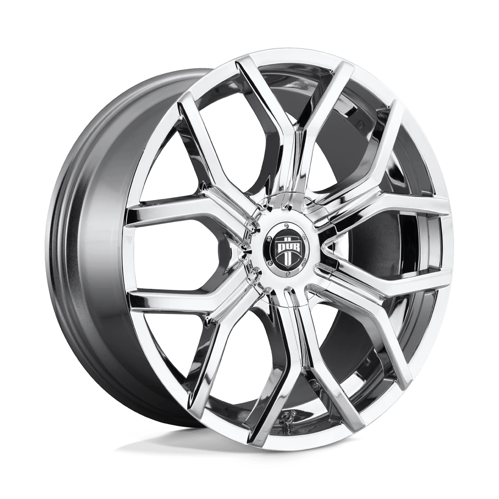 Dub 1pc S207 Royalty Chrome Plated 22x9.5 (+30) 6x135/6x139.7