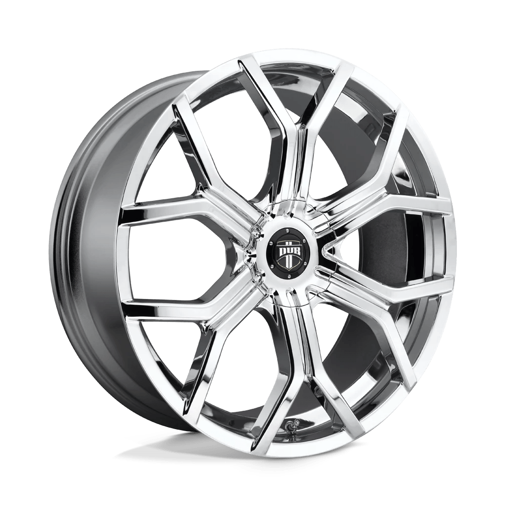 Dub 1pc S207 Royalty Chrome Plated 24x9.5 (+30) 6x135/6x139.7