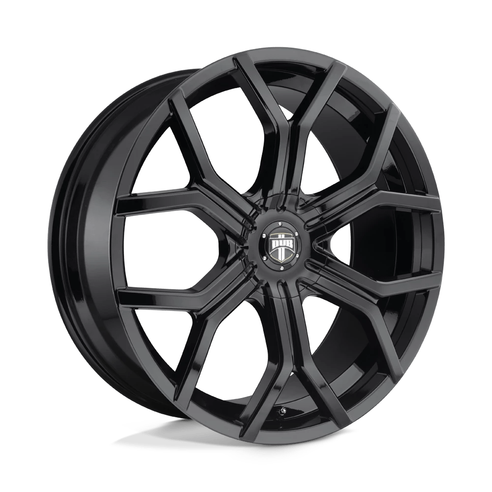 Dub 1pc S208 Royalty Gloss Black 24x9.5 (+30) 6x135/6x139.7