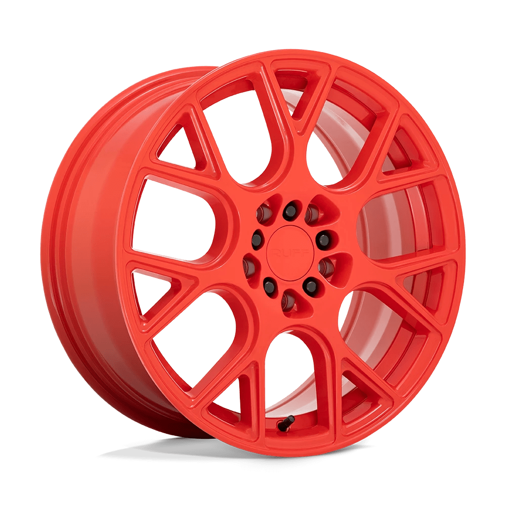 Ruff Drift Gloss Red 17x7.5 (+38) 5x100/5x114.3