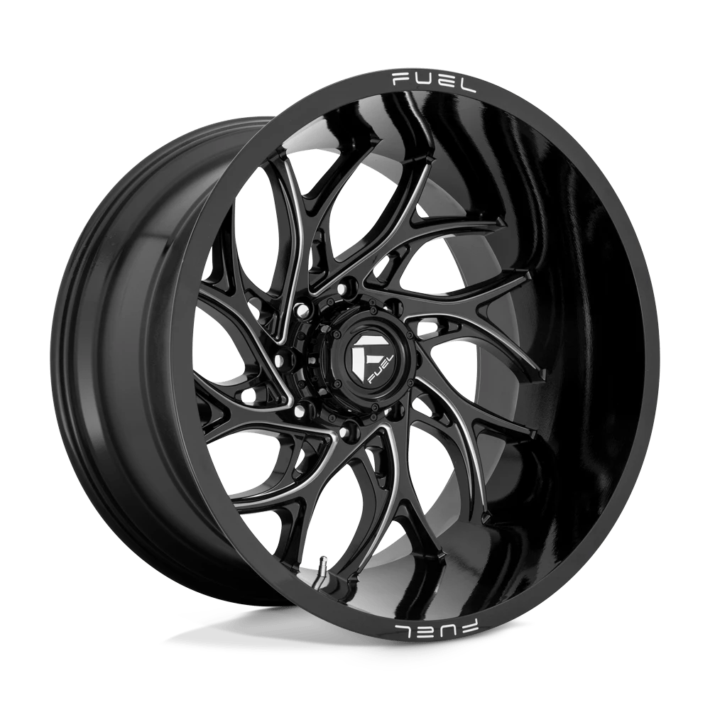 Fuel 1pc D741 Runner Gloss Black Milled 22x8.25 (-220) 8x210