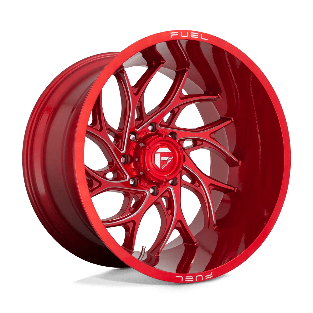 Fuel 1pc D742 Runner Candy Red Milled 24x14 (-75) 5x139.7