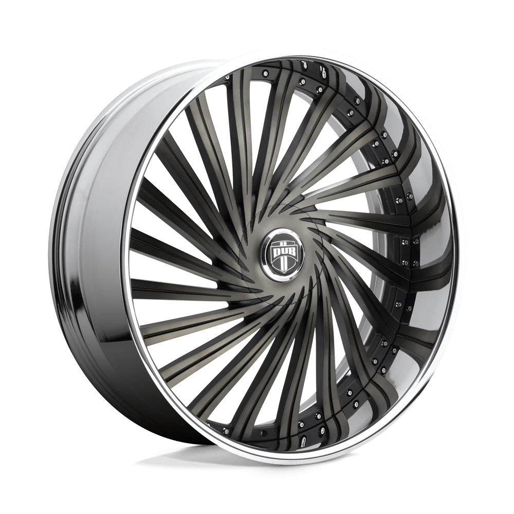 Dub 2pc S241 Dazed Matte Black Double Dark Tint 26x9 (+5) 5x120.65/5x127