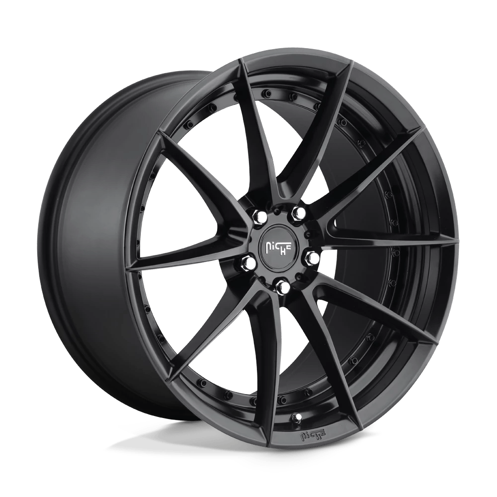 Niche 1pc M196 Sector Matte Black 20x10.5 (+40) 5x114.3