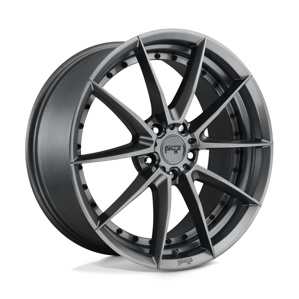 Niche 1pc M197 Sector Gloss Anthracite 19x8.5 (+35) 5x114.3