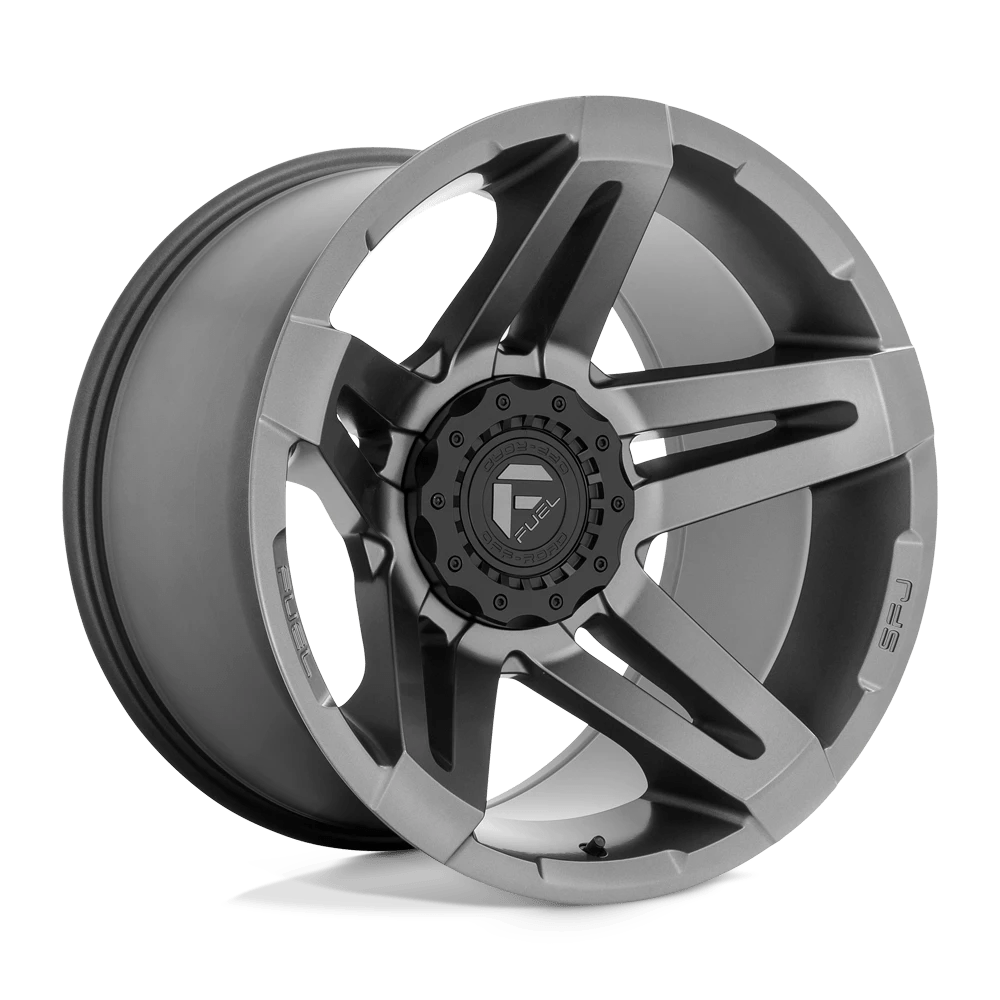 Fuel 1pc D764 Sfj Matte Gun Metal 20x12 (-44) 5x139.7/5x150