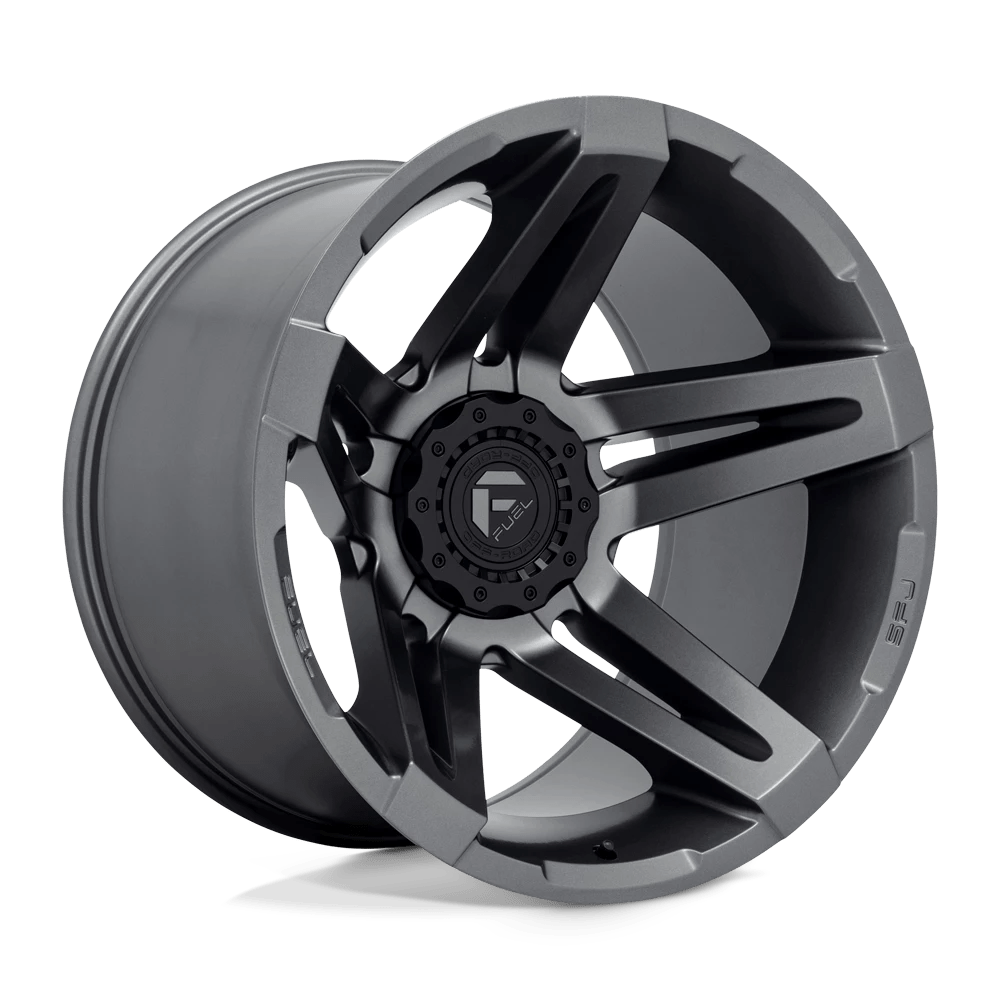 Fuel 1pc D764 Sfj Matte Gun Metal 22x14 (-75) 5x127/5x139.7