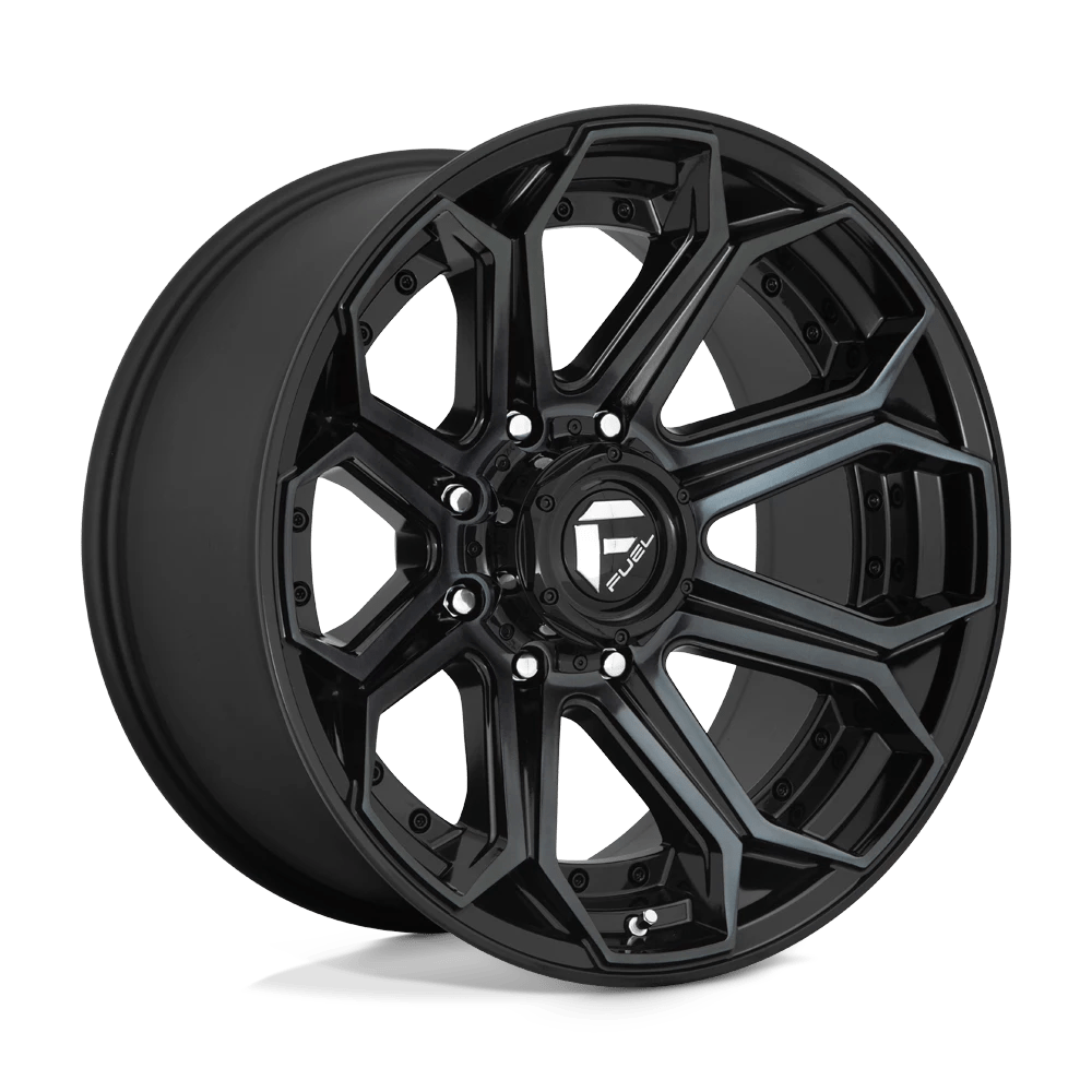 Fuel 1pc D704 Siege Gloss Machined Double Dark Tint 20x10 (-18) 5x127