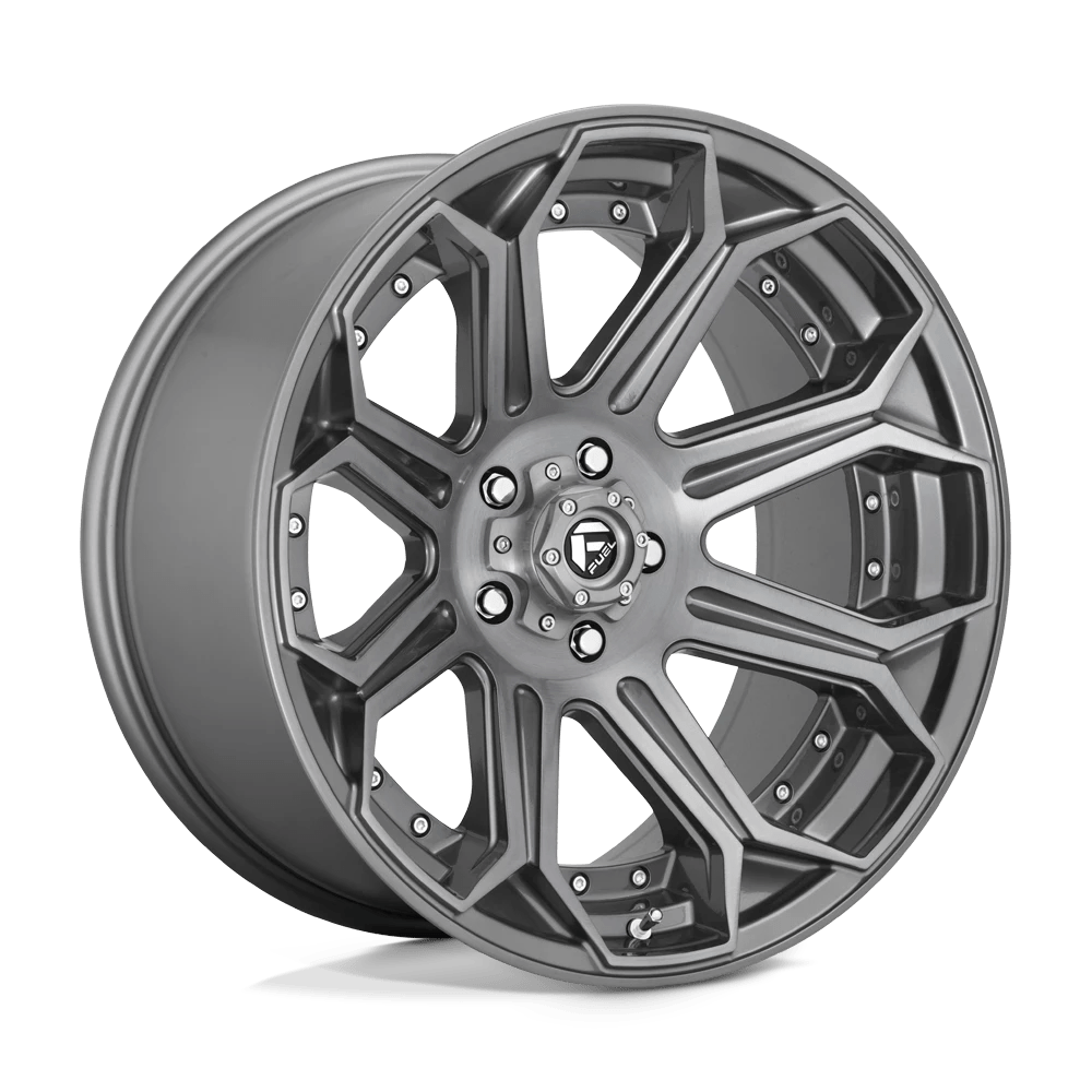 Fuel 1pc D705 Siege Brushed Gun Metal Tinted Clear 20x10 (-18) 5x127