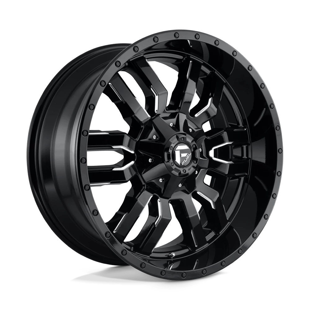 Fuel 1pc D595 Sledge Gloss Black Milled 22x10 (+10) 8x180