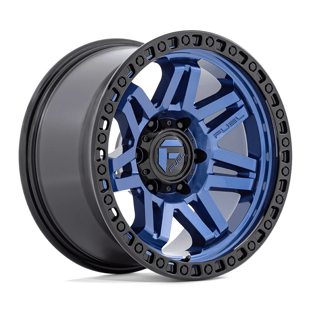 Fuel 1pc D813 Syndicate Dark Blue With Black Ring 17x9 (-12) 5x127