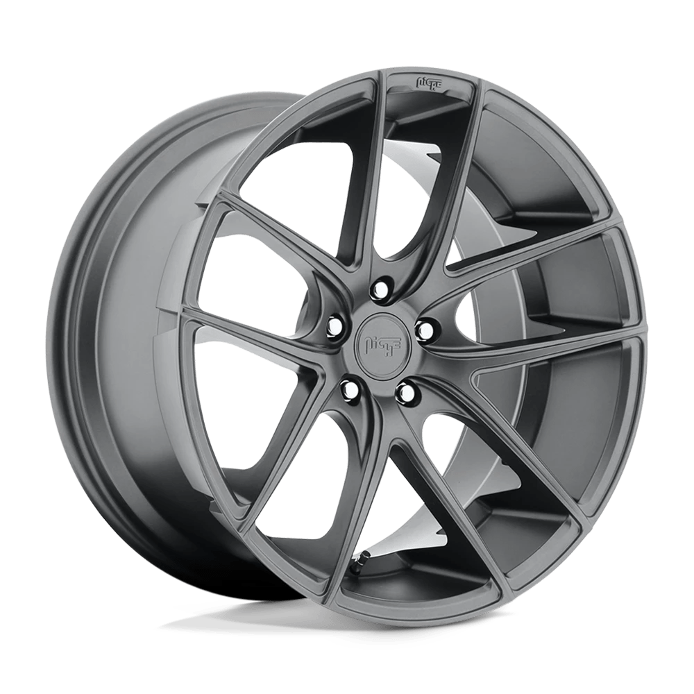 Niche 1pc M129 Targa Matte Gun Metal 19x9.5 (+50) 5x112
