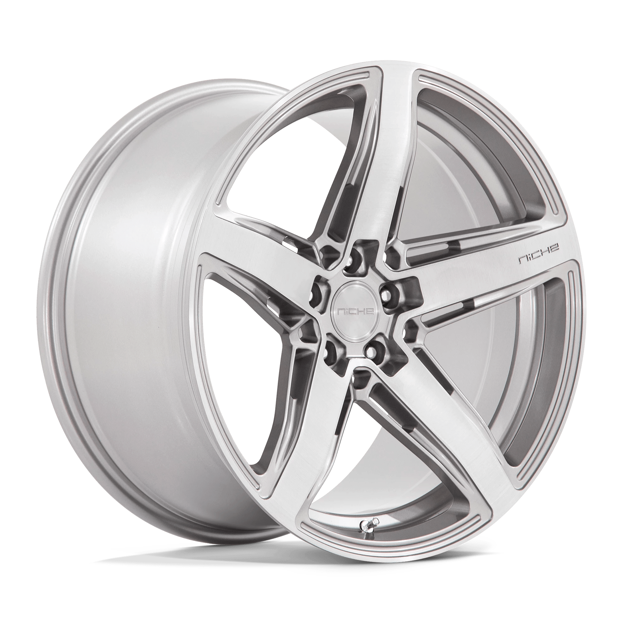 Niche 1pc M270 Teramo Anthracite Brushed Face Tint Clear 20x11 (+20) 5x115