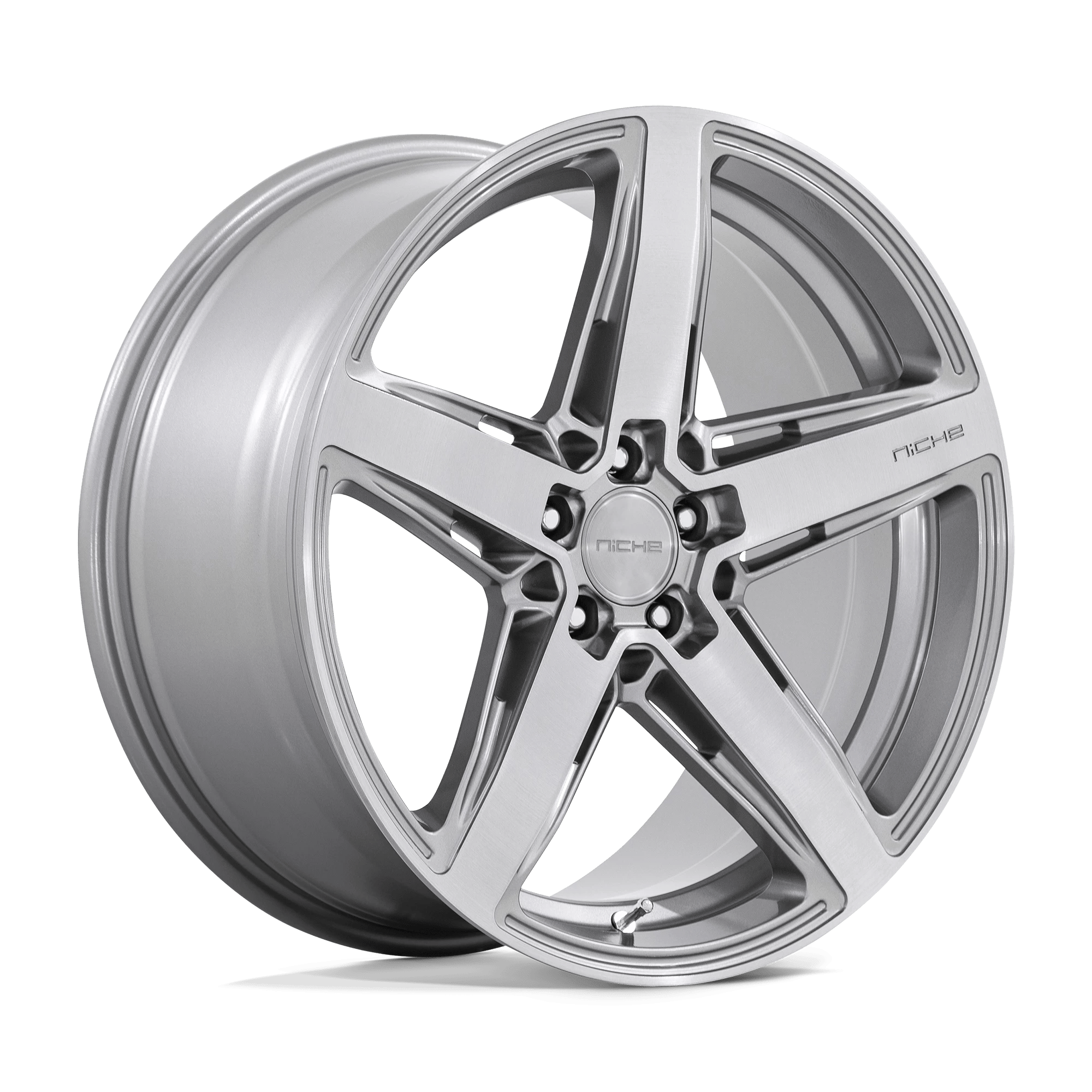 Niche 1pc M270 Teramo Anthracite Brushed Face Tint Clear 20x11 (+45) 5x114.3