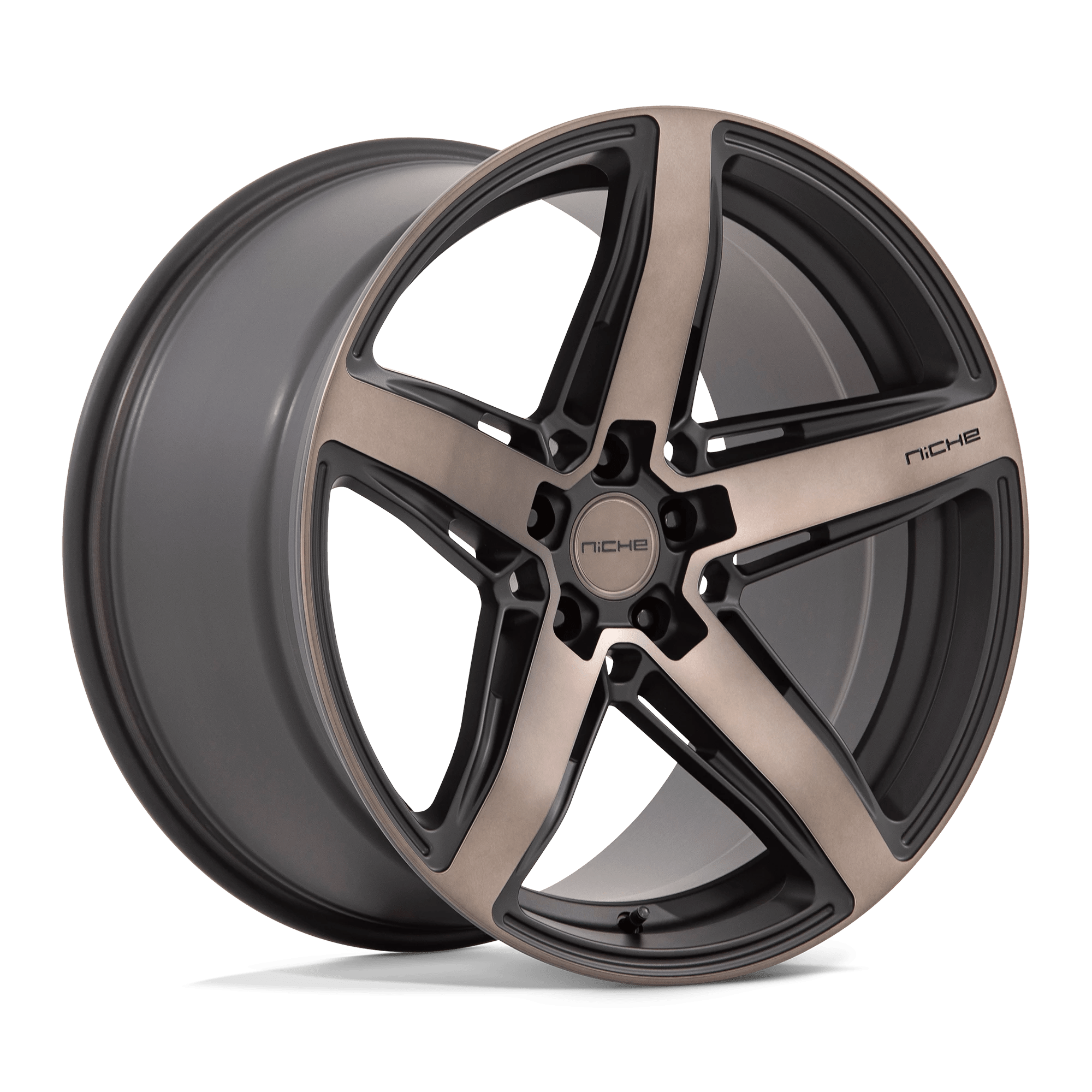 Niche 1pc M271 Teramo Matte Black With Double Dark Tint Face 20x11 (+20) 5x115