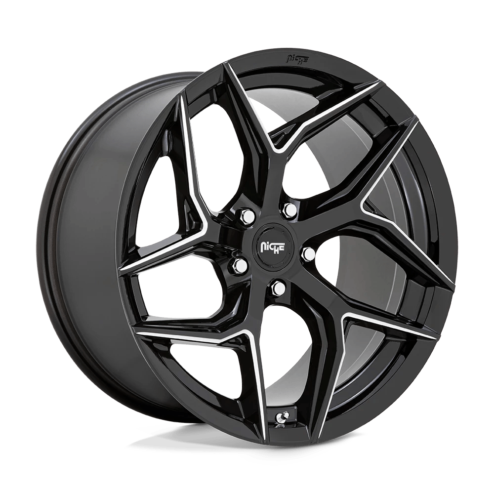 Niche 1pc M266 Torsion Gloss Black Milled 20x10.5 (+27) 5x112
