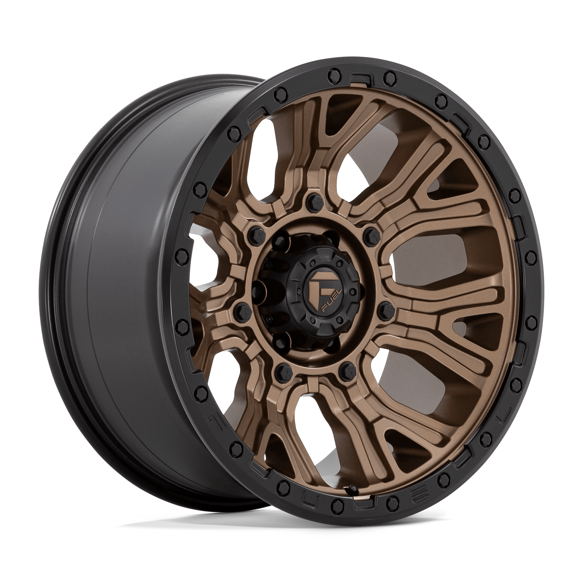 Fuel 1pc D826 Traction Matte Bronze With Black Ring 20x10 (-18) 6x139.7
